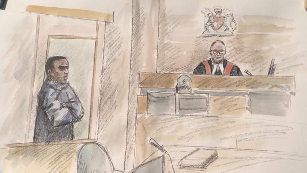 Nasradin Abdusamad Ali is accused of setting off several improvised incendiary devices at Langara College.