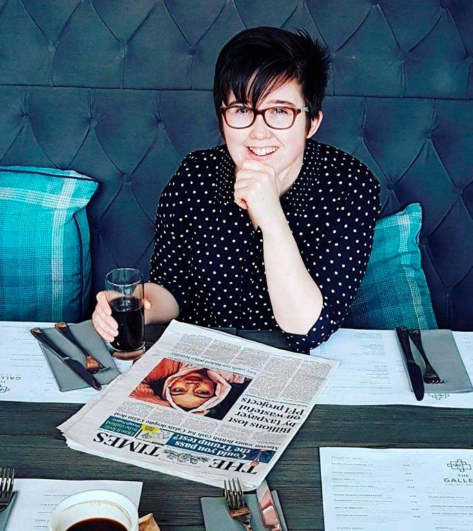 In this undated family photo made available Friday April 19, 2019, issued by Northern Ireland Police, showing journalist Lyra McKee who was shot and killed when guns were fired during clashes with police Thursday night April 18, 2019, in Londonderry, Northern Ireland. 