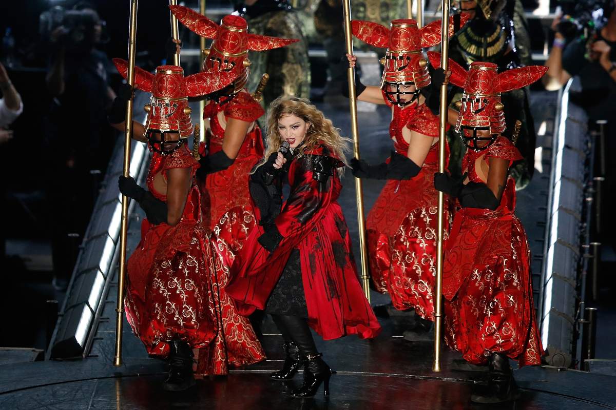 Madonna performs her ‘Rebel Heart’ Tour at Allphones Arena on March 19, 2016 in Sydney, Australia.