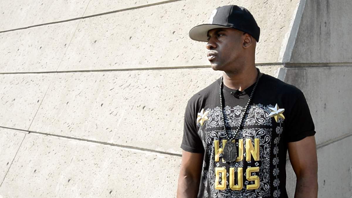 Maestro Fresh Wes — one of Canada’s best known Hip Hop artists — at the base of the CN Tower in Toronto.