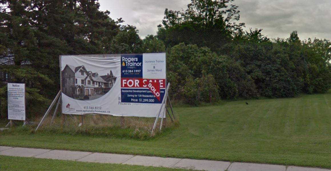 Kingston developer Jay Patry is seeking rezoning approvals for a proposed housing project at 809 Development Drive in the city's west end. 