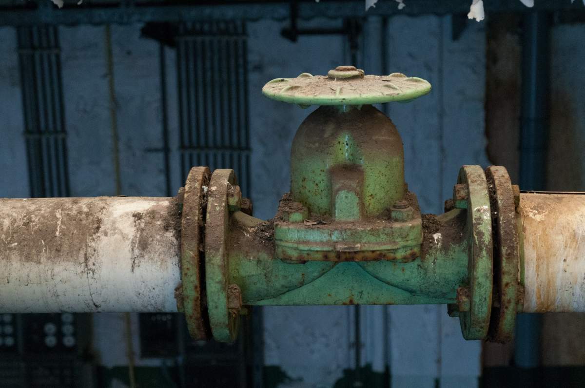 A gas pipeline.