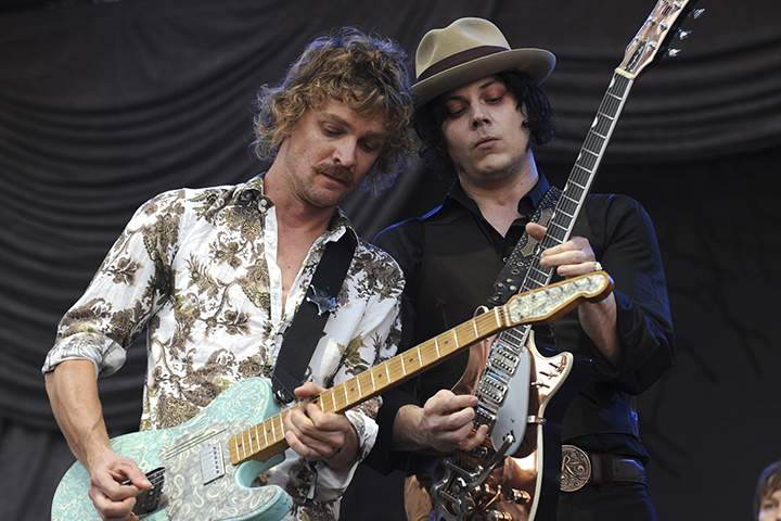 The Raconteurs perform at Zilker Park during the 2008 Austin City Limits Festival on Sept. 28, 2008 in Austin, Tex.