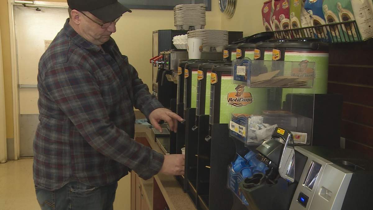 Roticana Coffee inside Irving Gas Bar in Fredericton