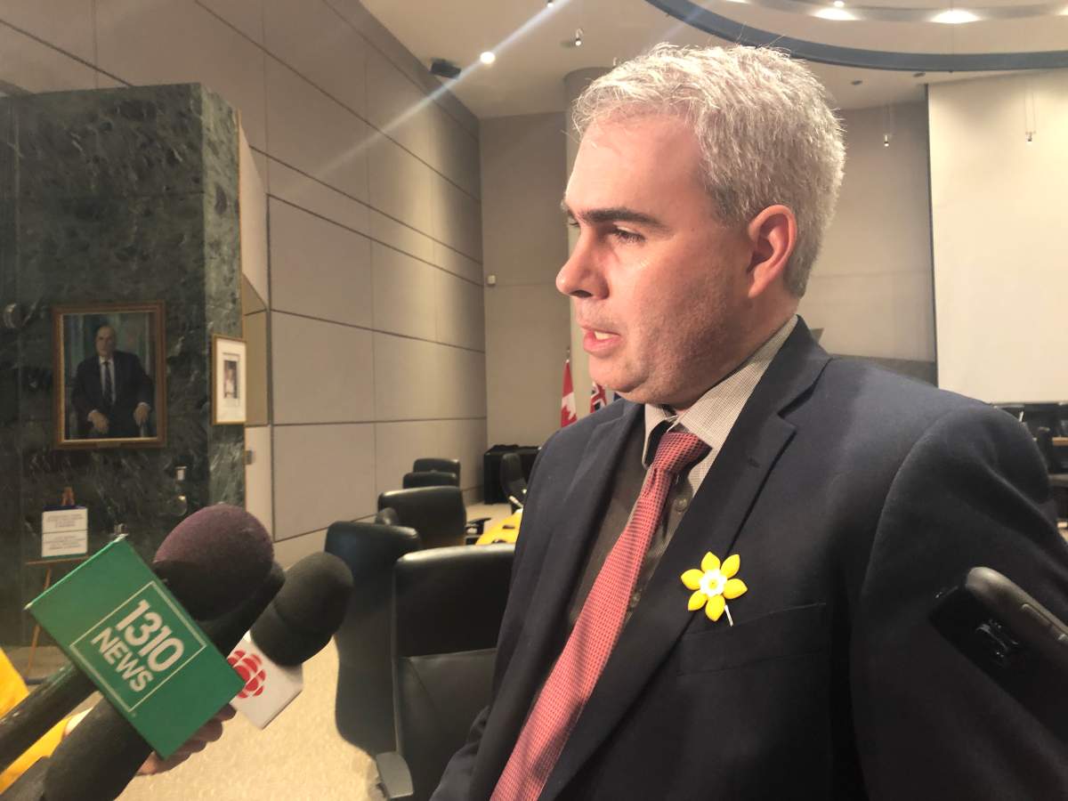 River Ward Coun. Riley Brockington is pictured at Ottawa City Hall on April 10, 2019.