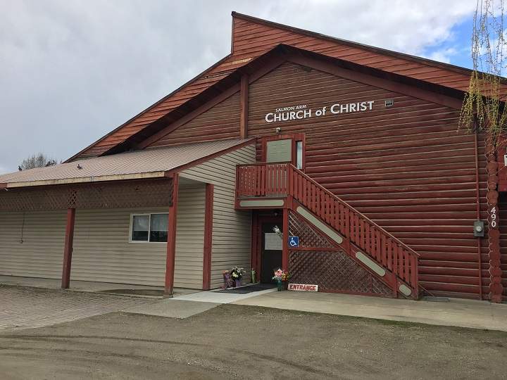 Another view of the Church of Christ in Salmon Arm, B.C.