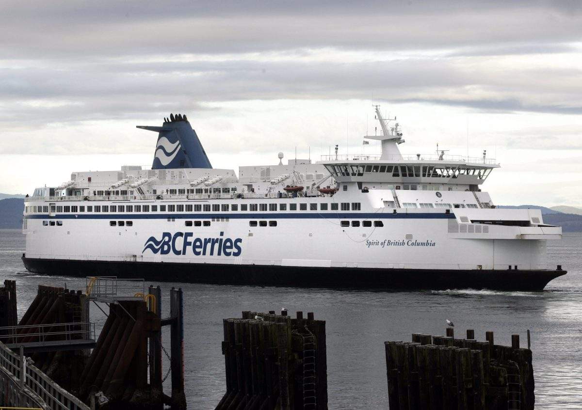 The Spirit of British Columbia seen near the Tsawwassen Ferry Terminal in 2007.