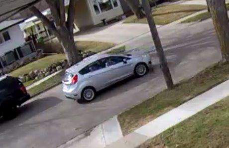 St. Albert RCMP released a surveillance photo a suspect vehicle in a series of robberies, April 26, 2019.