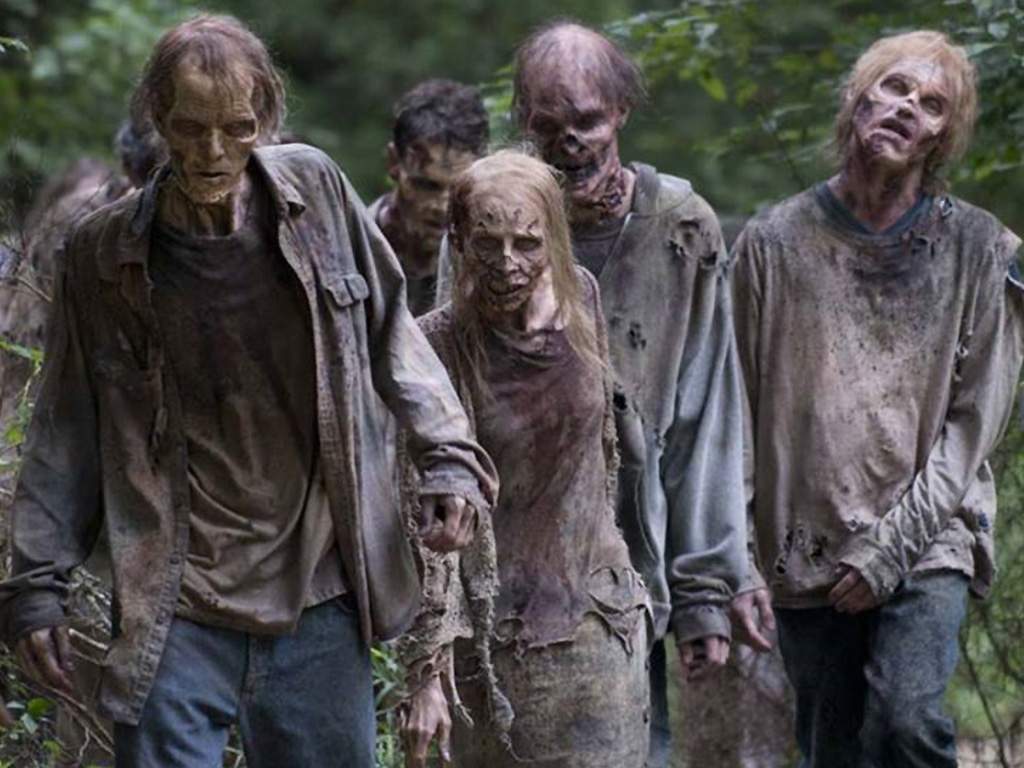 "Walkers" in a recent episode of 'The Walking Dead.'.