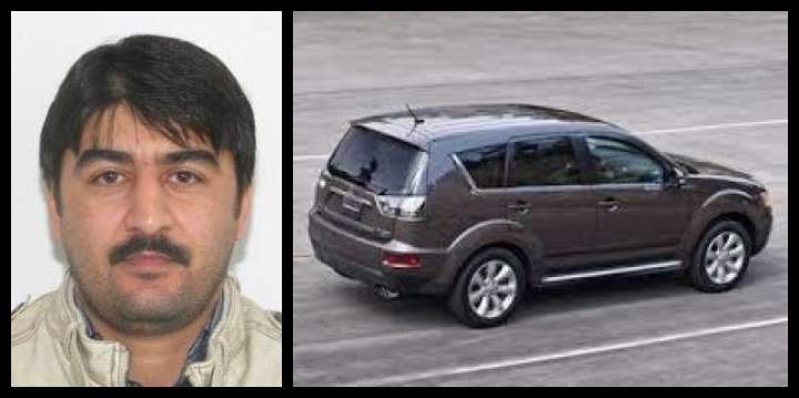 Shahriyar Dolat Khah Bachchek, 39, of Edmonton was last seen driving a dark grey 2010 Mitsubishi Outlander with the Alberta license plate BCB 8963, RCMP said Monday.