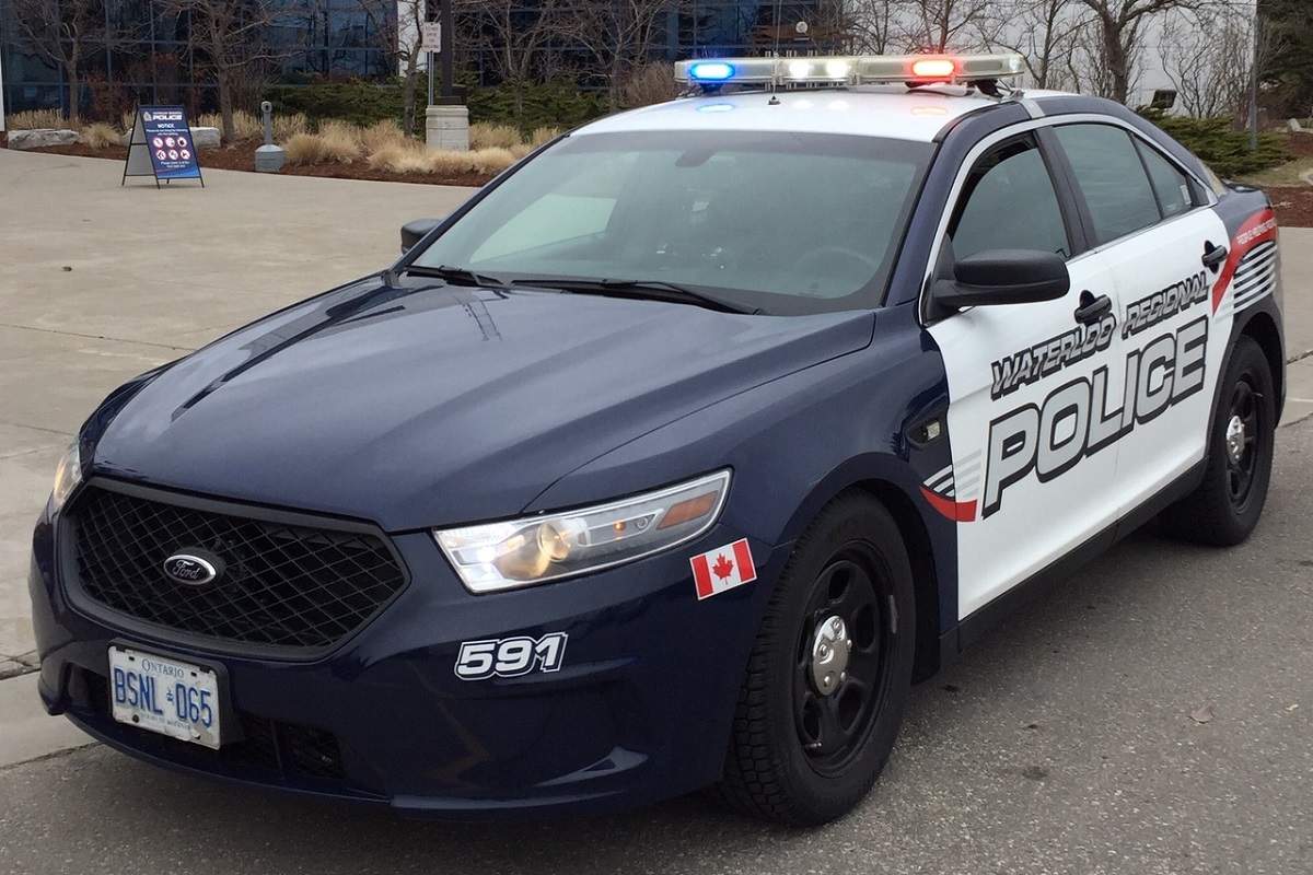 A Waterloo regional police vehicle.