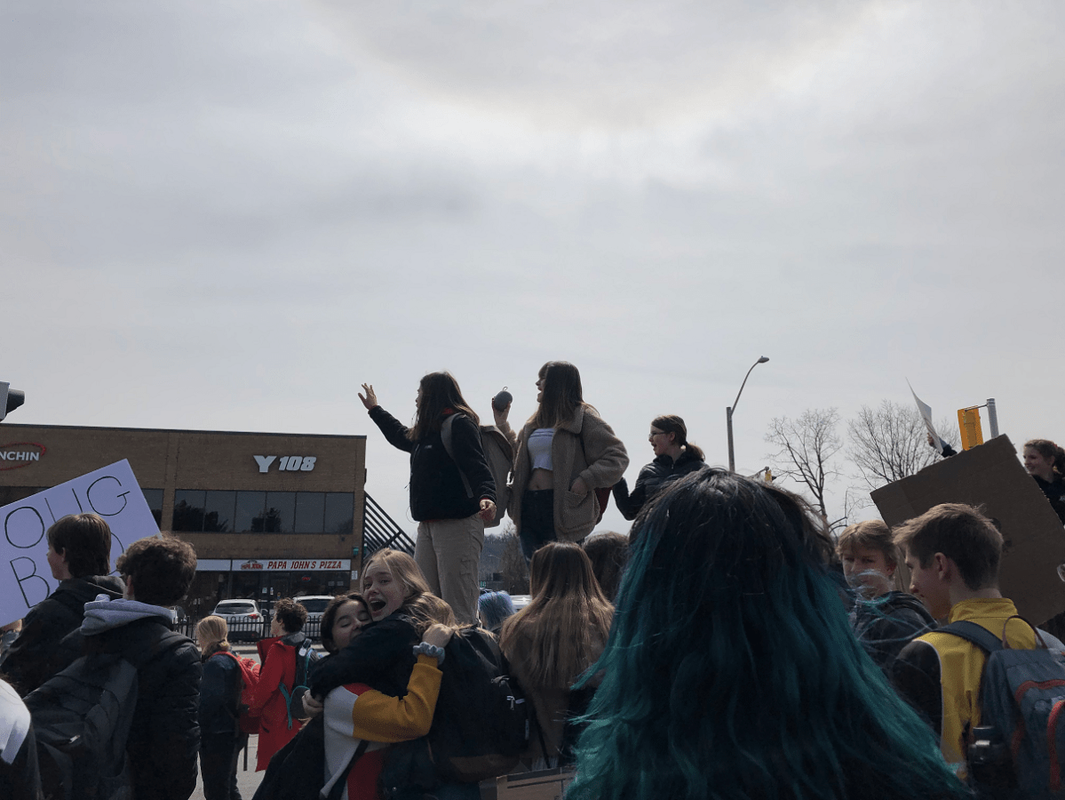 Hamilton students protest education cuts in province-wide walkout - image