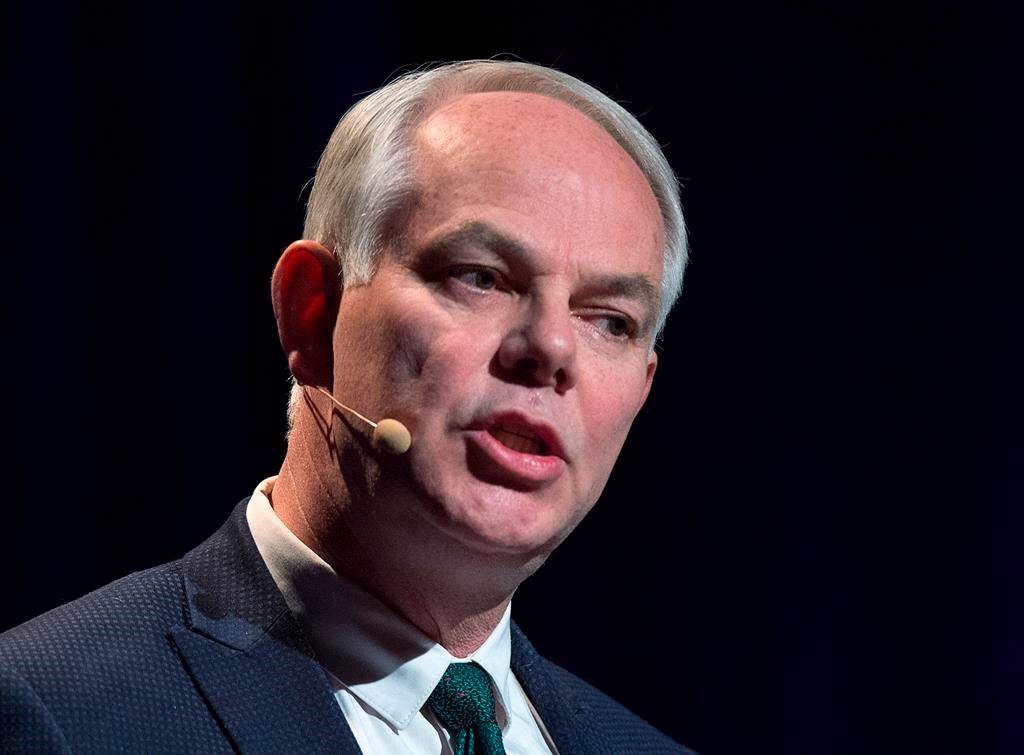 Green Leader Peter Bevan-Baker speaks at the provincial leaders debate at the Harbourfront Theatre in Summerside, P.E.I. on Tuesday, April 16, 2019.