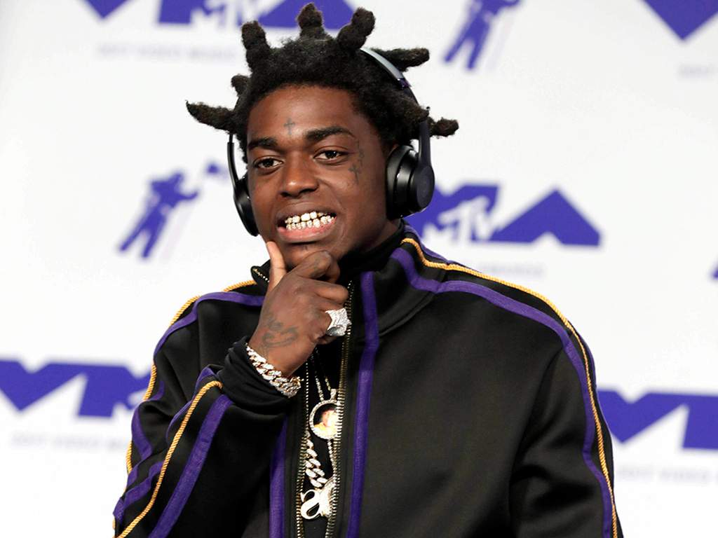 Kodak Black arrives on the red carpet for the 34th MTV Video Music Awards at The Forum in Inglewood, Calif., on Aug. 27, 2017. 