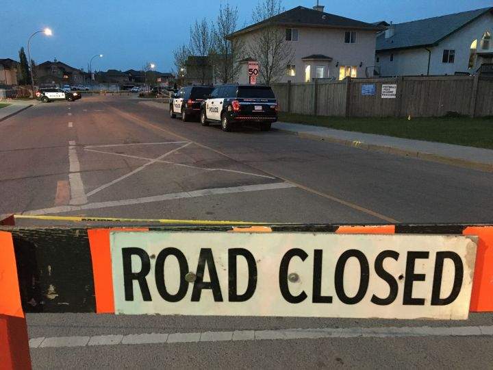 Police were called to investigate a weapons complaint in north Edmonton on Wednesday night.