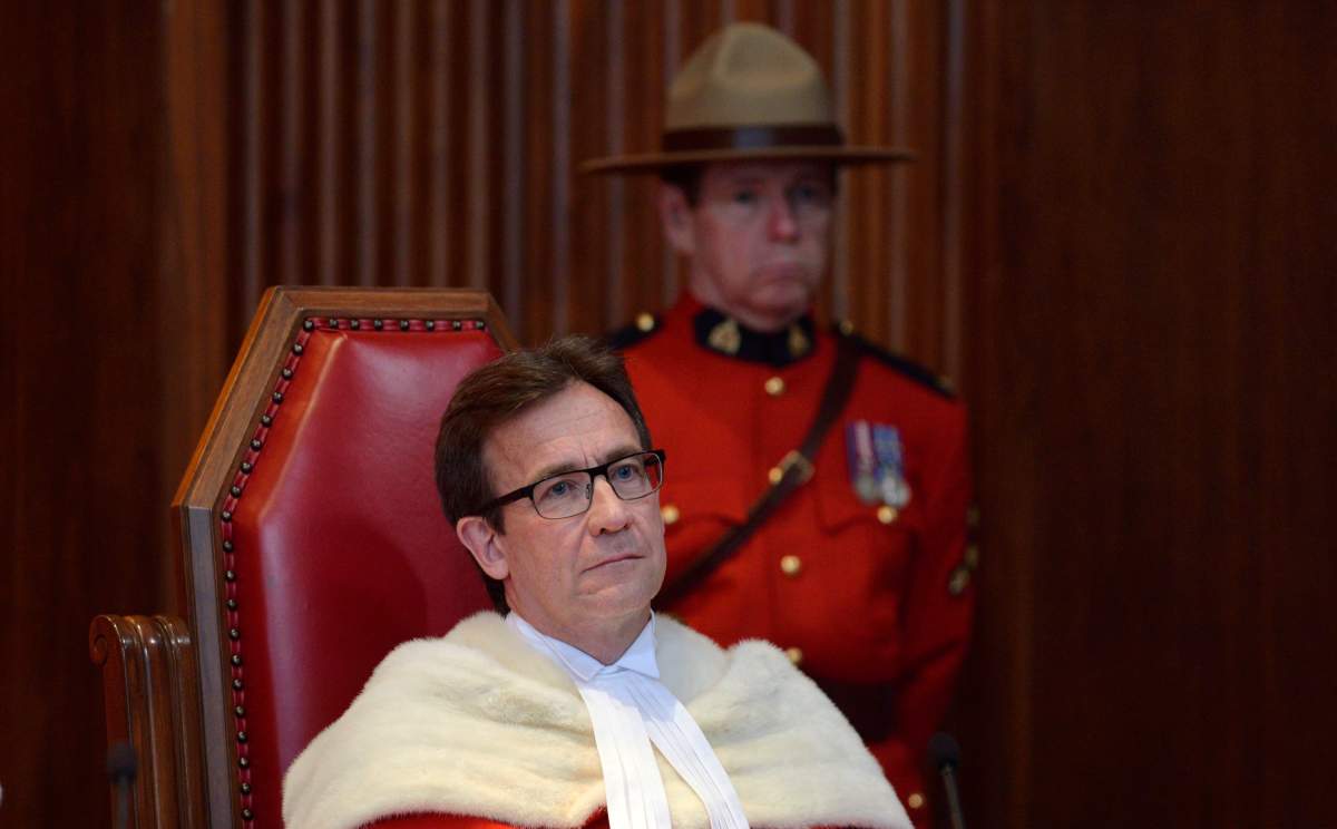 The official welcoming ceremony for Supreme Court of Canada Justice Clement Gascon at the Supreme Court of Canada in Ottawa on October 6, 2014.