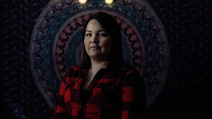 Former meth addict Cybil Cappo pictured in Edmonton, Alta., on May 10, 2019. Cappo says nobody seems to have the answers needed to begin to solve Saskatchewan's growing meth problem.