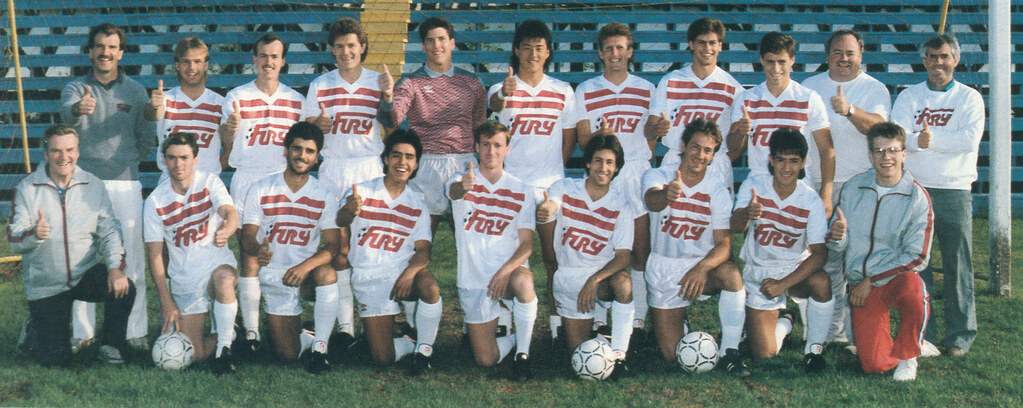 The 1987 Winnipeg Fury squad.