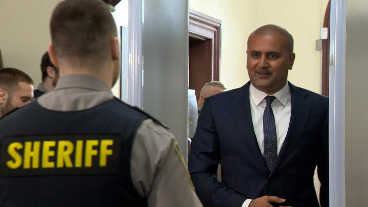 Bassam Al-Rawi arrives at Halifax provincial court on May 23 to deliver his final day of testimony in the sexual assault case against him.
