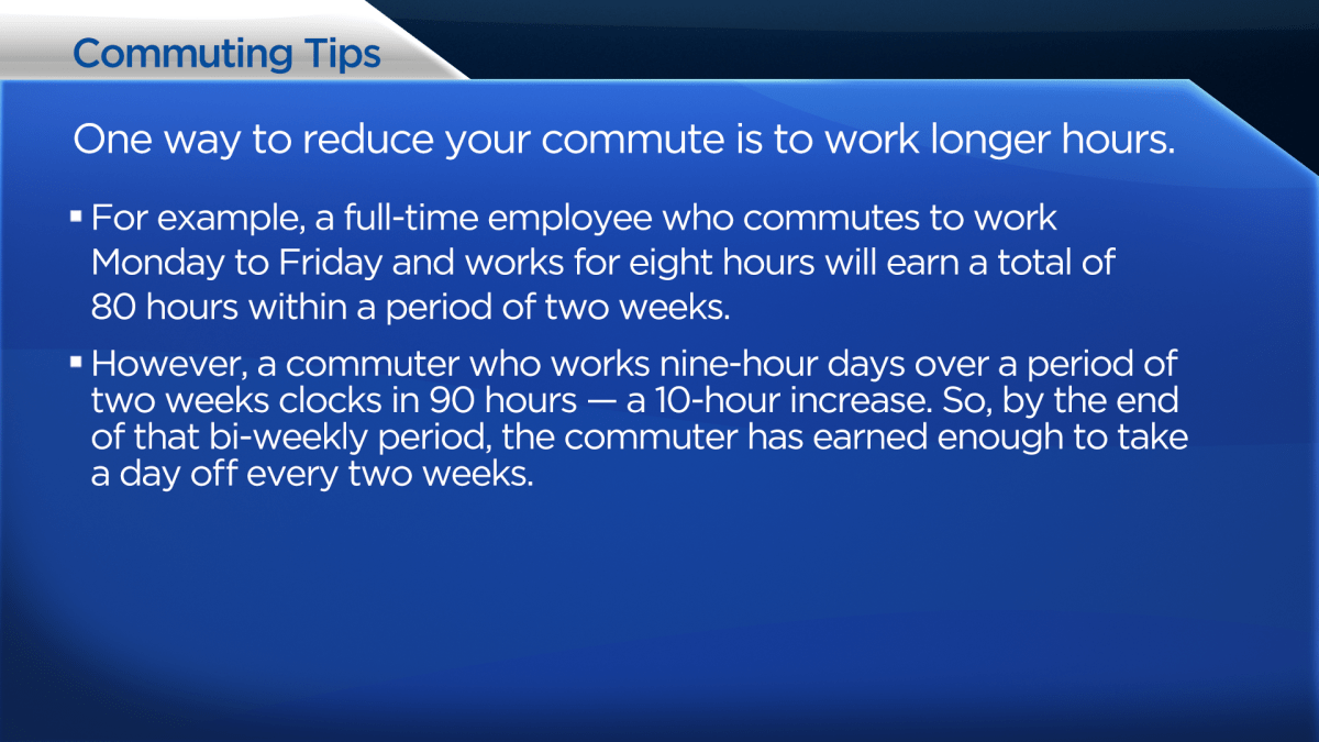 How working longer hours can give you a day off every two weeks