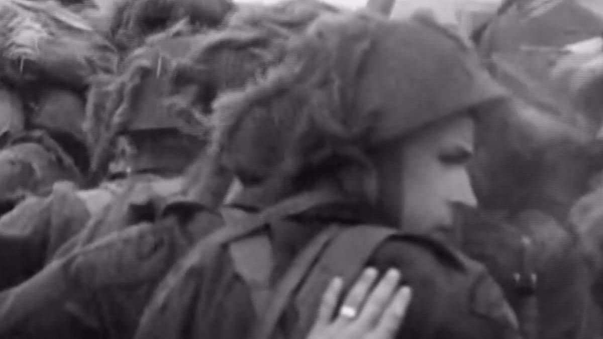 Canadian historians identified the young soldier in the rare D-Day footage as Pte. George Baker of the Canadian North Shore Regiment.