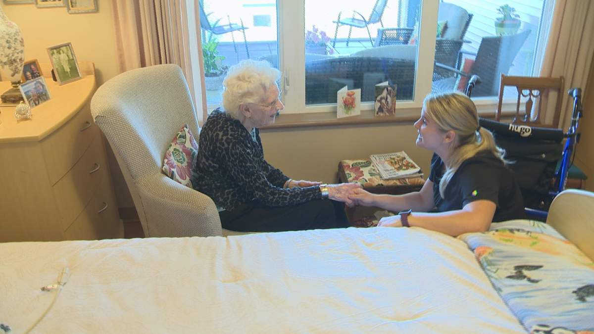 According to the B.C. Care Providers Association, there are currently 139 full-time care aide positions that need to be filled in the Okanagan Valley alone.