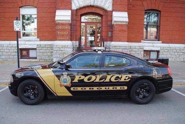 Cobourg police arrested two people at an alleged break and enter in progress.