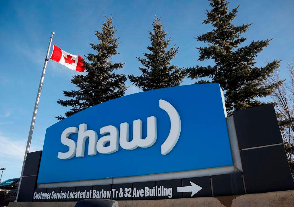 A Shaw Communications sign at the company's headquarters in Calgary, Wednesday, Jan. 14, 2015.
