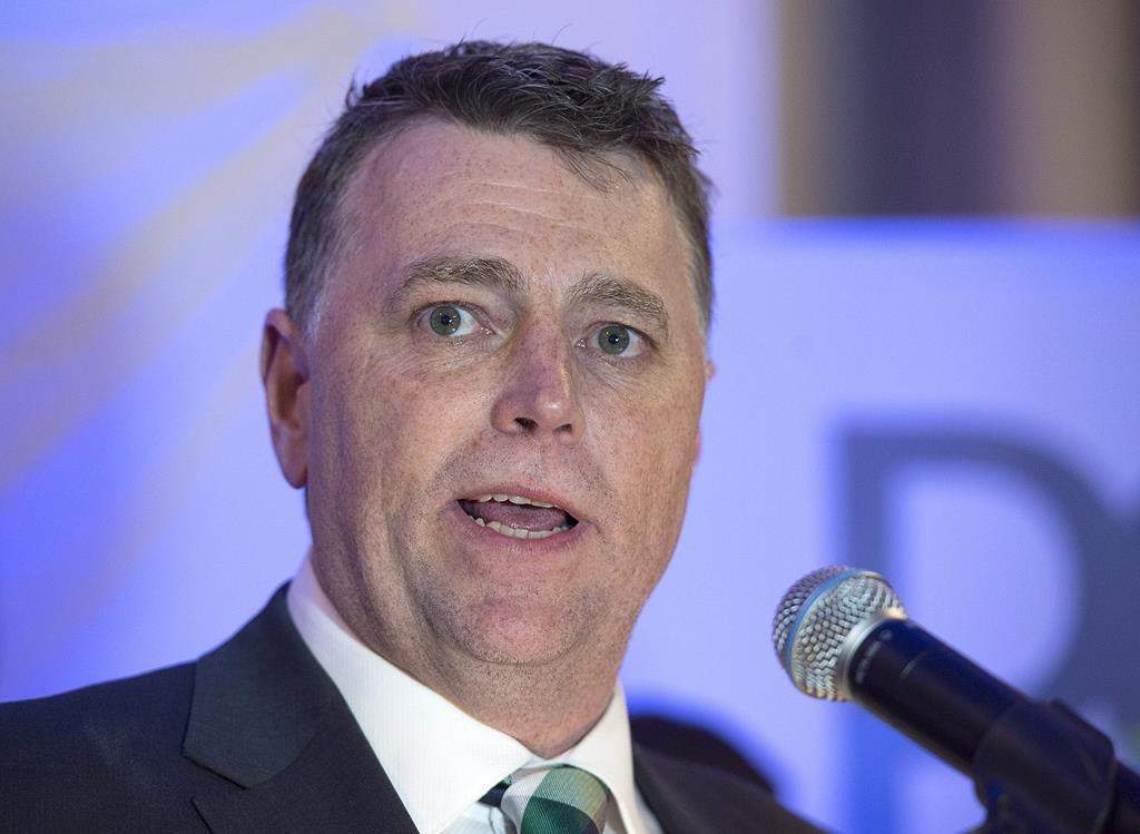 Progressive Conservative leader Dennis King addresses supporters after winning the Prince Edward Island provincial election in Charlottetown on Tuesday, April 23, 2019.