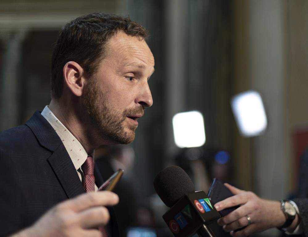 Ryan Meili worked his first shift on Sunday at a testing and assessment centre in Saskatoon's core.