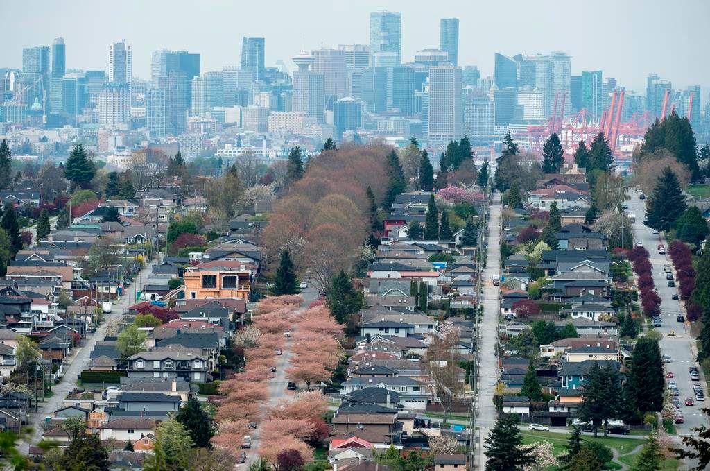 Homes are pictured in Vancouver, Tuesday, Apr. 16, 2019. Four lawsuits have now been launched against the City of Vancouver for unfairly levying the city's empty homes tax in 2017.