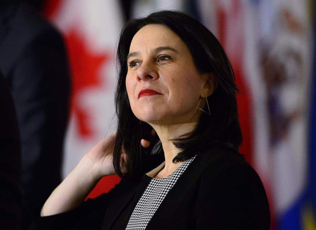 Montreal Mayor Valerie Plante attends the Federation of Canadian Municipalities' Big City Mayors' Caucus, in Ottawa on Monday, Jan. 28, 2019.