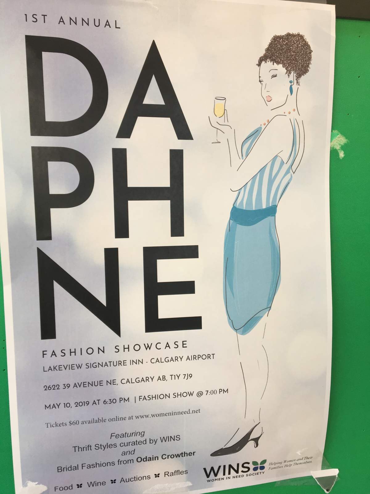 Daphne Fashion Showcase event poster.