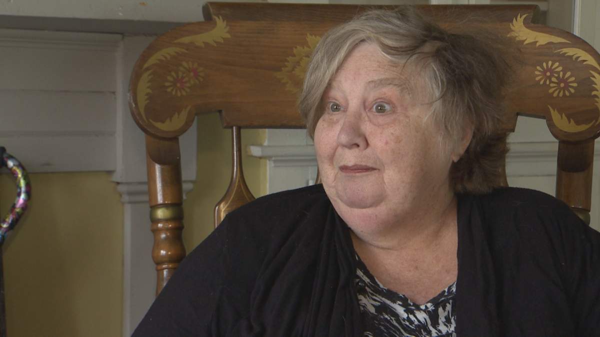 Karen McLeod says she was overwhelmed to learn that her late father, George Baker, was recorded in rare footage from the D-Day landing on June 6, 1944.