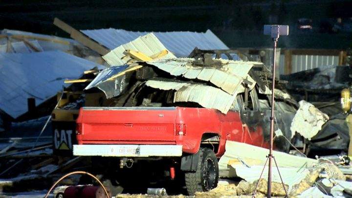 Natural gas explosion south of Calgary sends man to hospital - image