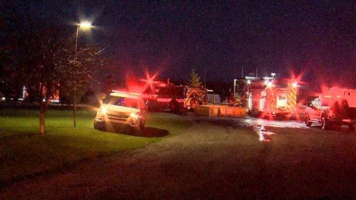 On May 20, 2019 at approximately 8:23 p.m. police were alerted to a natural gas explosion at a rural location approximately three kilometre west of Dewinton, Alta.