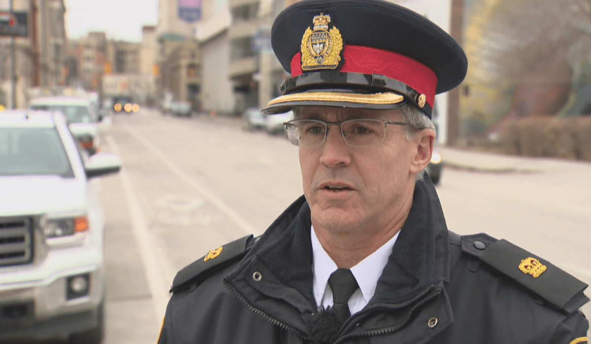 Inspector Gord Spado, of the Winnipeg Police Service’s Traffic Division.