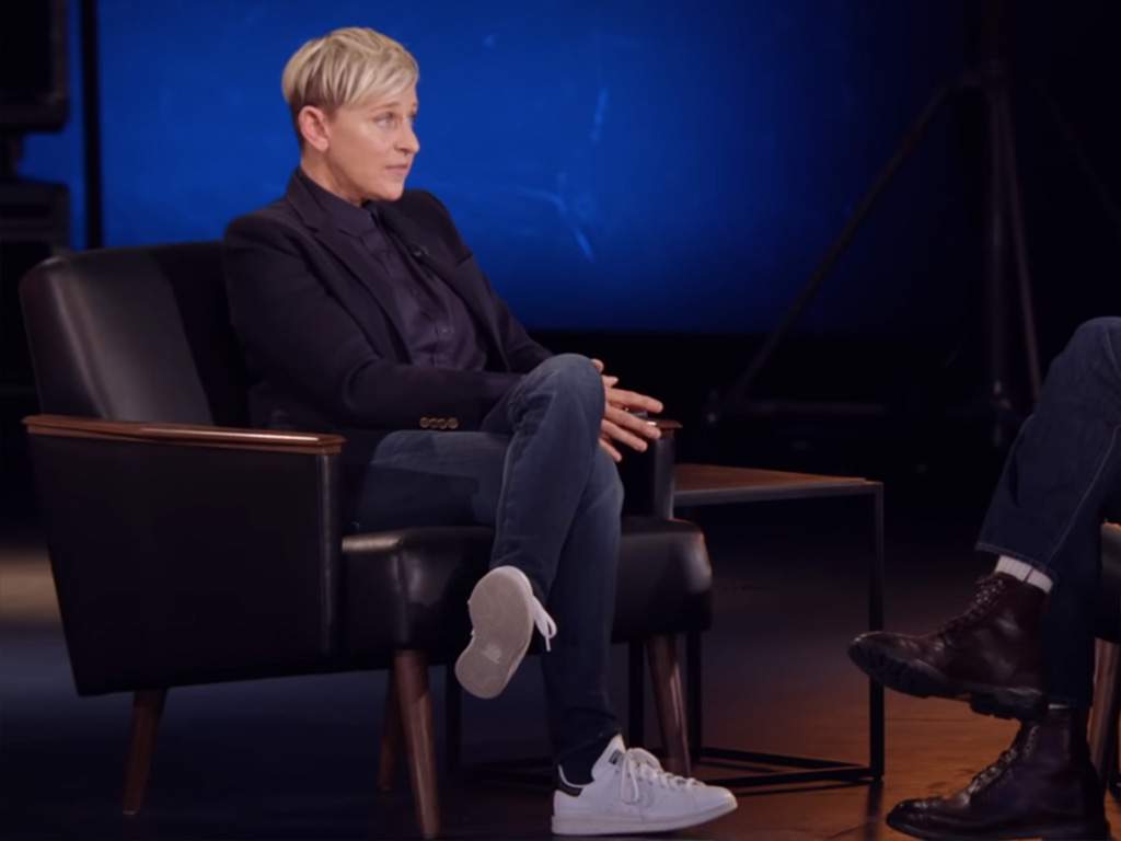 Ellen DeGeneres on the second season of David Letterman’s Netflix show My Next Guest Needs No Introduction.