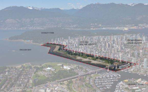 A look at the area for which the city’s RFEOI is looking to develop a master plan.