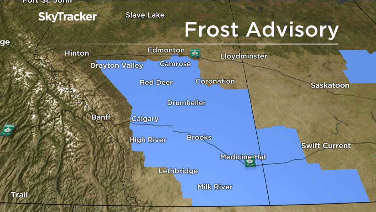 Once again, frost advisories are in effect as temperatures are expected to dip to near or below freezing overnight Sunday into Monday morning.