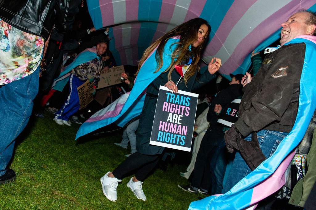 Rights groups and activists are mobilizing against a reported Trump administration plan to narrowly define gender, a move that could dramatically reduce federal protections for and recognition of transgender people on October 28th, 2018 in Amsterdam, Netherlands.