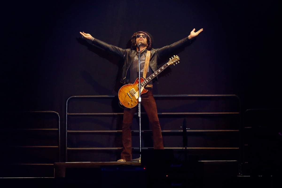 Lenny Kravitz performs during Day 1 of Lollapalooza Chile 2019 at Parque O’Higgins on March 29, 2019 in Santiago, Chile.