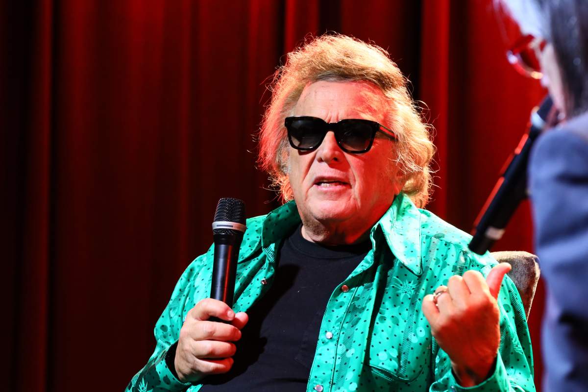 Don McLean speaks onstage at An Evening With Don McLean at the Grammy Museum on March 25, 2019, in Los Angeles, Calif.