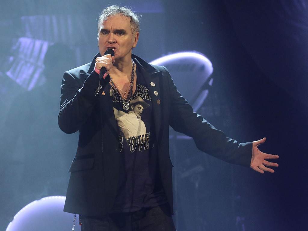 Morrissey performs during his Broadway debut at Lunt-Fontanne Theater on May 2, 2019 in New York City.