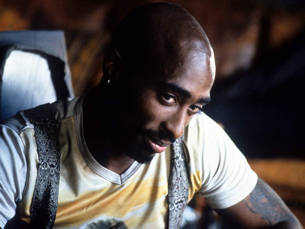 Tupac Shakur in a scene from the film ‘Gridlock’d’ (1997).