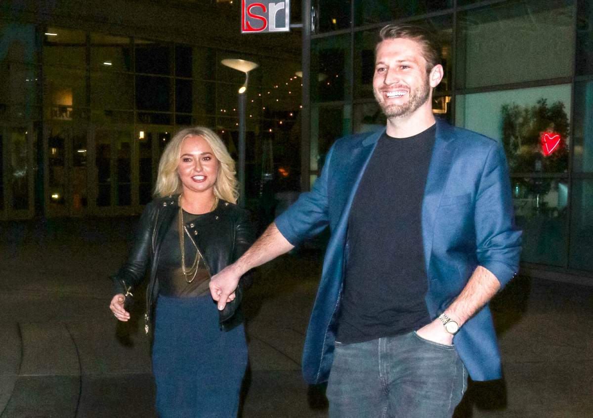 Hayden Panettiere and Brian Hickerson are seen on January 31, 2019 in Los Angeles, CA.