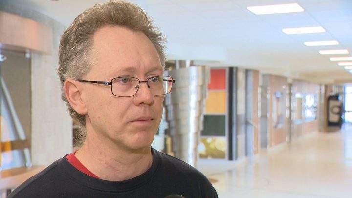 University of Regina Faculty Association president Sylvain Rheault.