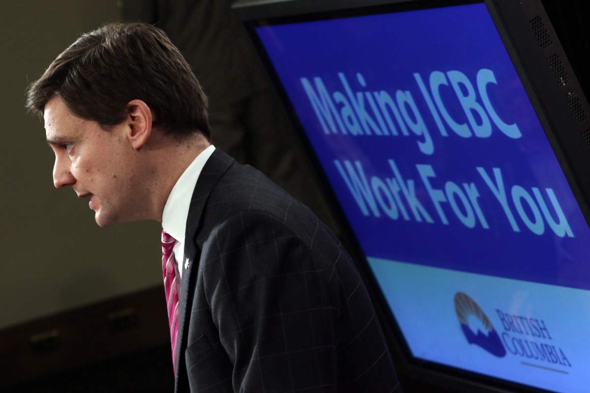 Attorney General David Eby speaks about the changes coming to ICBC during a press conference in the press gallery at Legislature in Victoria, B.C., on Tuesday February 6, 2018. 