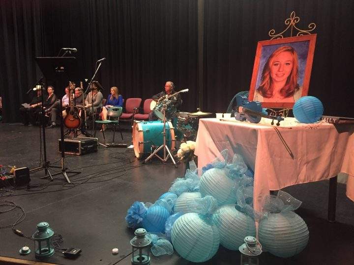 A vigil held at Sacred Heart High School in Yorkton, Sask., on April 12, 2019, to mark the three year anniversary of Mekayla’s disappearance.