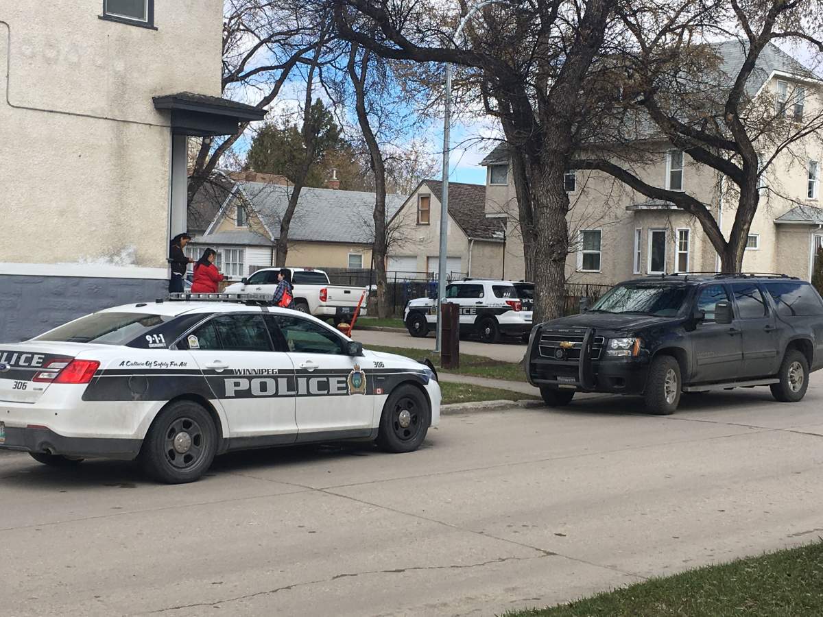 Police on Scene at College Ave.